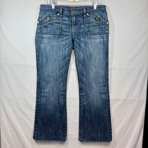 Rock‎ & Republic Denim Jeans Bootcut Front Pockets Designer Size 29